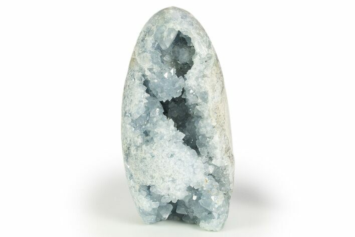 Free-Standing Crystal Filled Celestine Geode - Madagascar #303867